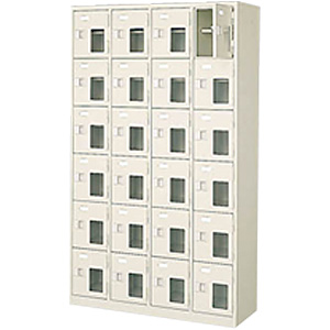 ナイキ シューズボックス 扉付 窓付 SB56GNM-SH 30人用 - 調理器具の