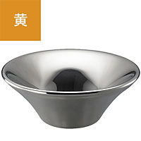 カンダ メタル丼 フラワー厚口 φ210mm 塗装仕様/赤 - 調理器具のSHOKUBI