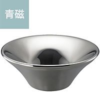 カンダ メタル丼 フラワー厚口 φ210mm ステンレスミラー磨き仕様