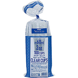 PET�N���A�J�b�v 2�I���X��100���� DAC-02PET