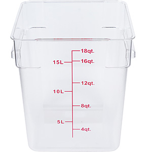 Thunder Group �p�^�t�[�h�R���e�i�[ �N���A PLSFT018PC 17���b�g��