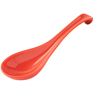 Thunder Group メラミン食器 リムプレート 23cm CR109RD オレンジ