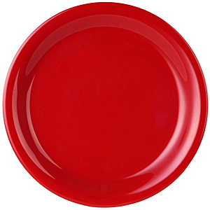 Thunder Group メラミン食器 リムプレート 18.5cm CR107GR グリーン