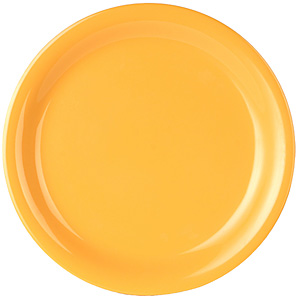 Thunder Group メラミン食器 リムプレート 18.5cm CR107GR グリーン