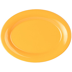 Thunder Group メラミン食器 オーバルプレート 30cm CR212GR グリーン