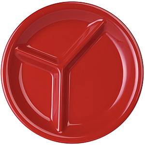 Thunder Group メラミン食器 リムプレート 27cm CR110PR レッド - 調理