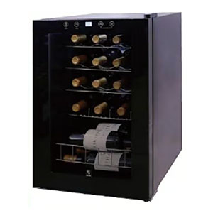 [F1987] ファンヴィーノ 12 ワインセラー SW-12※欠品あり ワインセラー】(右ヒンジ） funVino(ファンヴィーノ）12 ブラック SW