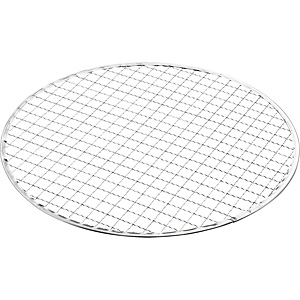 使い捨て焼網 丸平網 200枚入 245mm - 調理器具のSHOKUBI