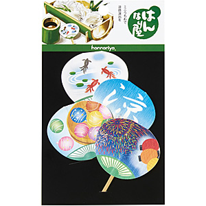 新飾りミニうちわ 50枚 花火/祭 - 調理器具のSHOKUBI