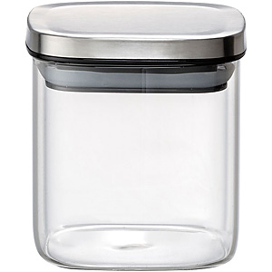 デリッシュライフ スクエアガラスキャニスター 4576 2.4リットル