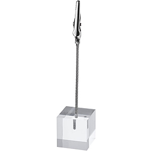 アクリル カードクリップスタンド 748669 キューブ - 調理器具のSHOKUBI