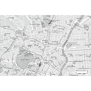 �e�[�u���}�b�g TOKYO MAP1 100���� Akihabara