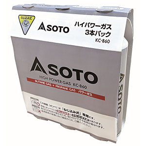 SOTO �n�C�p���[�K�X 3�{�g KC-8601