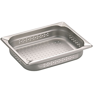 KINGO ステンレス 穴明ホテルパン 1/2サイズ 12065PS 深さ65mm - 調理