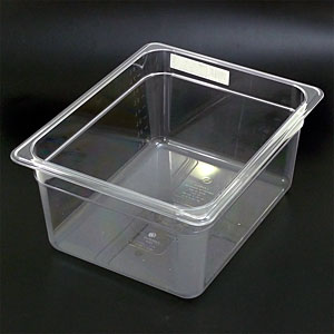 キャンブロ フードパン クリアー 1/4サイズ 46CW 深さ150mm - 調理器具