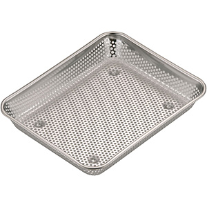 三宝産業 18-8 ステンレス パンチ浅角バット 10枚取 - 調理器具のSHOKUBI