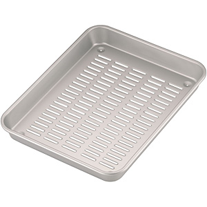 2枚　アルマイト 大型バット ジャイアント　バット アカオアルミ アルマイト バット 穴明 2号 - 調理器具のSHOKUBI