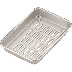 アカオアルミ アルマイト バット 穴明 2号 - 調理器具のSHOKUBI