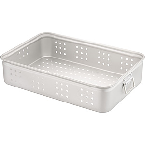 アカオアルミ アルミ 番重 穴明 手付 大H110mm - 調理器具のSHOKUBI