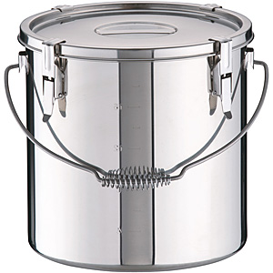 遠藤商事 SA モリブデン パッキン寸胴鍋 手付 目盛付 36cm - 調理器具