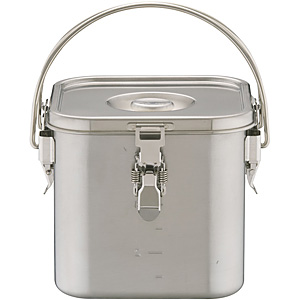 本間製作所 KO 19-0 ステンレス 角型 給食缶 24リットル 30cm - 調理