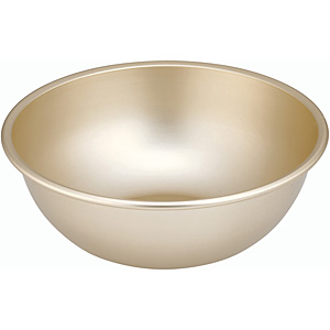 前川金属 ゴールド アルマイトボール 18cm - 調理器具のSHOKUBI