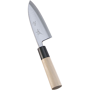 遠藤商事 SA 雪藤 中霞・玉白鋼 出刃 15cm - 調理器具のSHOKUBI