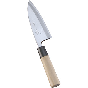 遠藤商事 SA 雪藤 中霞・玉白鋼 出刃 15cm - 調理器具のSHOKUBI