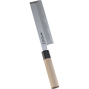 正本　総本店　出刃包丁　刃渡り16.5cm 正本総本店 正本 本霞玉白鋼 出刃 16.5cm - 調理器具のSHOKUBI