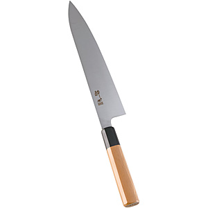 佑成24cm和牛刀 本焼 INOX 牛刀 – つば屋庖丁店