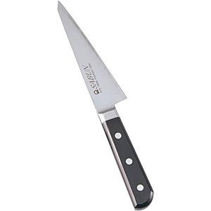 遠藤商事 SA SABUN ステンレス鋼 黒合板 ツバ付 切付 両刃 24cm - 調理