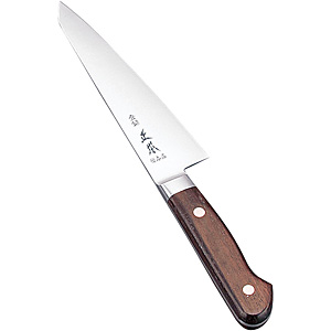 正本総本店 正本 最高級炭素鋼 紫丹柄 ツバ付 牛刀 27cm - 調理器具の