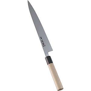 正本総本店 正本 本霞玉白鋼 水牛柄 牛刀 24cm - 調理器具のSHOKUBI