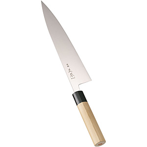 正本総本店 正本 スウェーデン鋼 水牛柄 牛刀 24cm - 調理器具のSHOKUBI