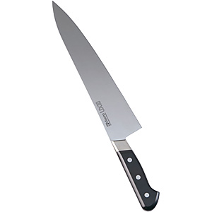 高級包丁　ミソノ　牛刀　UX-10　210㎜　⑵ 楽天市場】ミソノ MISONO UX10 牛刀サーモン ツバ付 210mm包丁 NO