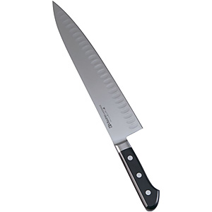 ミソノ刃物 モリブデン鋼 牛刀サーモン No.563 24cm - 調理器具のSHOKUBI