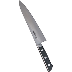 正広作 本職用日本鋼 口金付 牛刀 13015 33cm - 調理器具のSHOKUBI