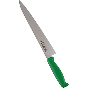 遠藤商事 TKG-NEO カラー 筋引 両刃 27cm グリーン - 調理器具のSHOKUBI
