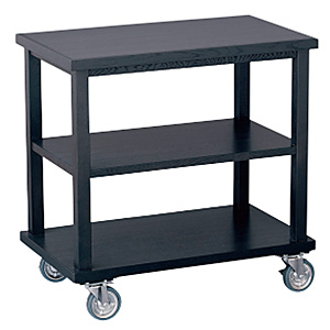 木製サービスワゴン MSI0901 ブラック - 調理器具のSHOKUBI