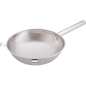 �O��Y�� YUKIWA UK 18-8 �X�e�����X �p���`���O�X�g���[�i�[ �t�b�N�t 28cm