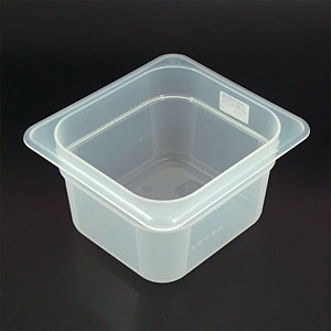 キャンブロ 半透明 フードパン 1/4サイズ 44PP 深さ100mm - 調理器具の