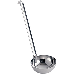 玉虎堂製作所 18-8 ステンレス スープレードル 柄長300mm 400cc - 調理