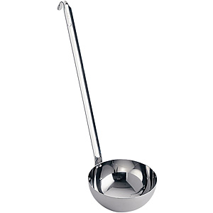 玉虎堂製作所 18-8 ステンレス スープレードル 柄長300mm 400cc - 調理