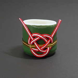 新陶器 竹型珍味入れ 約φ3.8cm 水引なし - 調理器具のSHOKUBI