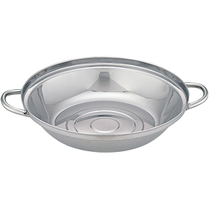 三宝産業 YUKIWA UK 18-0 ステンレス 寄せ鍋 15cm - 調理器具のSHOKUBI