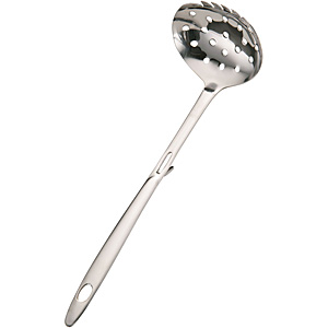 遠藤商事 食卓工房 18-8 ステンレス レンゲ 穴明 - 調理器具のSHOKUBI