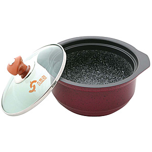 遠藤商事 IH ストーンポット ツバ付 アルミ枠付 YSIH-0220 2.2リットル