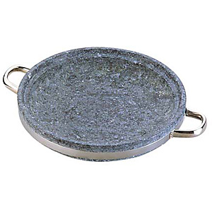 長水石器　石焼煮込み鍋　手付　外径30cm 遠藤商事 長水 石焼煮込み鍋 手無 補強リング付 YS-0330C 30cm - 調理