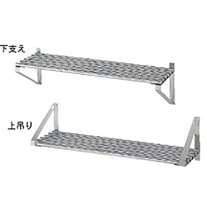 シンコー 18-0 ステンレス パイプ棚 P型 高さ300mm P-12025 W1,200mm