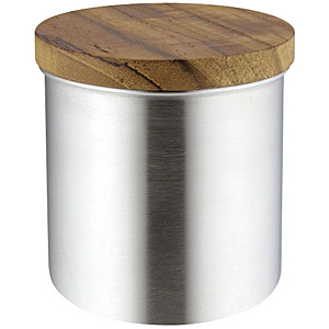 ステンレス コーヒーキャニスター Lサイズ 407439 サテン - 調理器具の